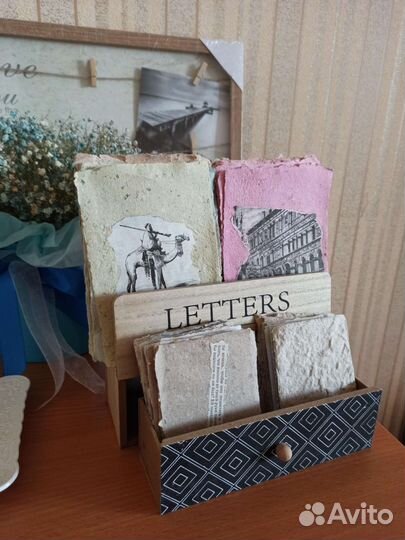 Открытки из бумаги ручного литья