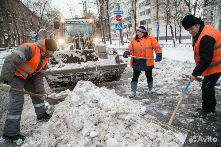 Разнорабочие 24/7. Уборка территории