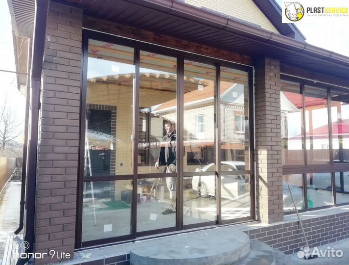 Балконные окна пластиковые алюминиевые остекление