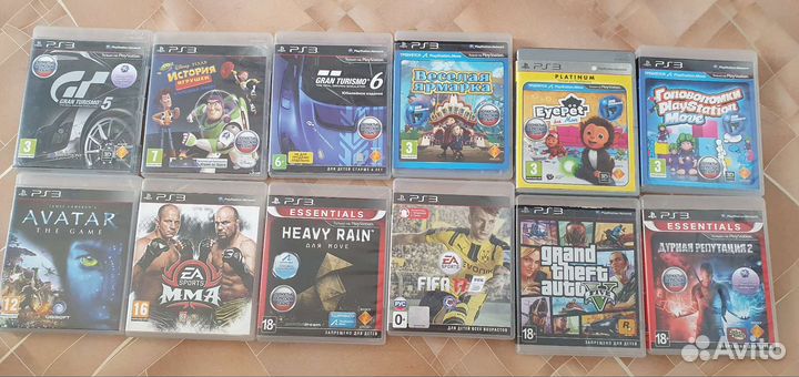 Sony Playstation 3 диски