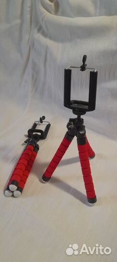 Штатив для телефона гибкий губчатый