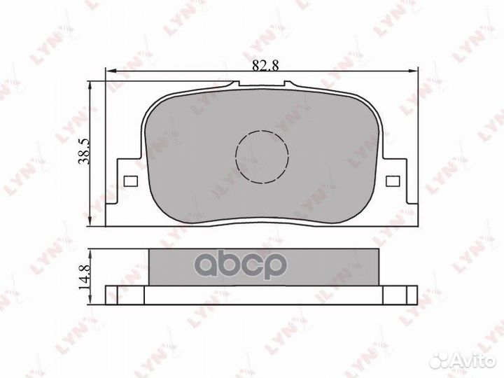 Колодки торм.задн.toyota camry(V20) 99-01 BD-75