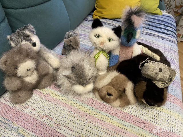 Игрушка из натурального меха