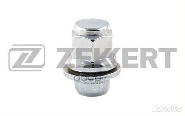 Гайка колесная с шайбой M12 x 1 25 L37 ключ