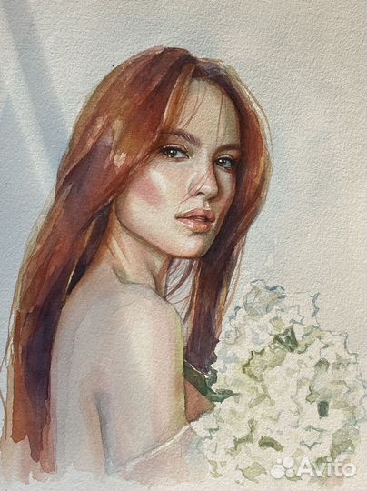 Портрет на заказ акварелью