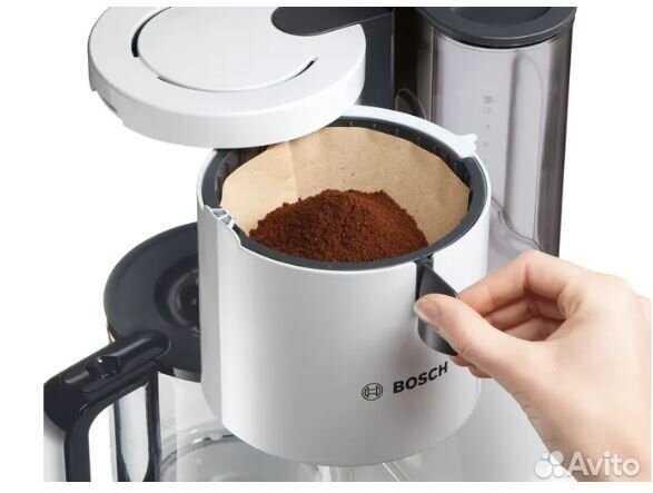 Кофеварка капельная Bosch TKA8011 белая Б/У