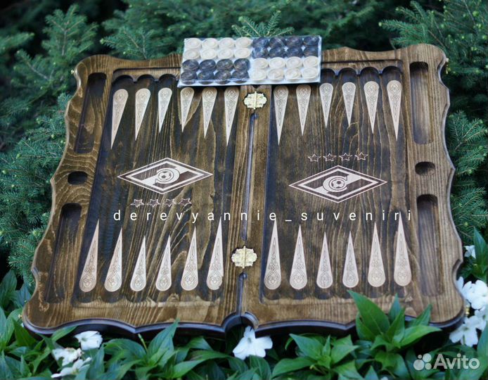 Нарды ручная работа Спартак