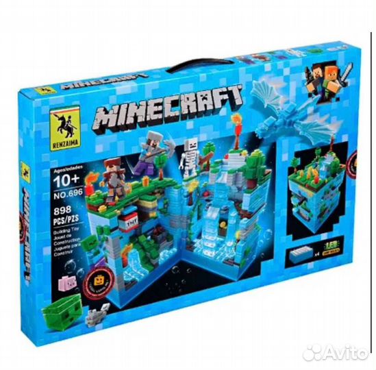 Конструктор Minecraft (My World) «Битва на водопад