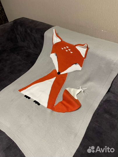 Плед лисёнок