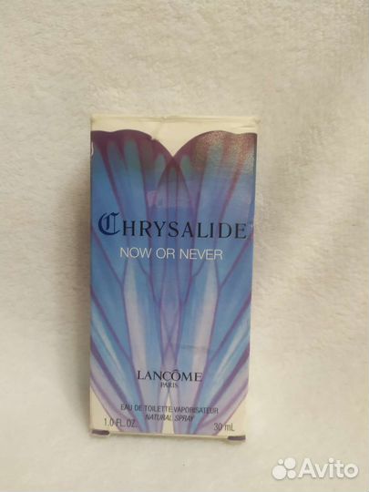 Духи Chrysalide NOW OR never