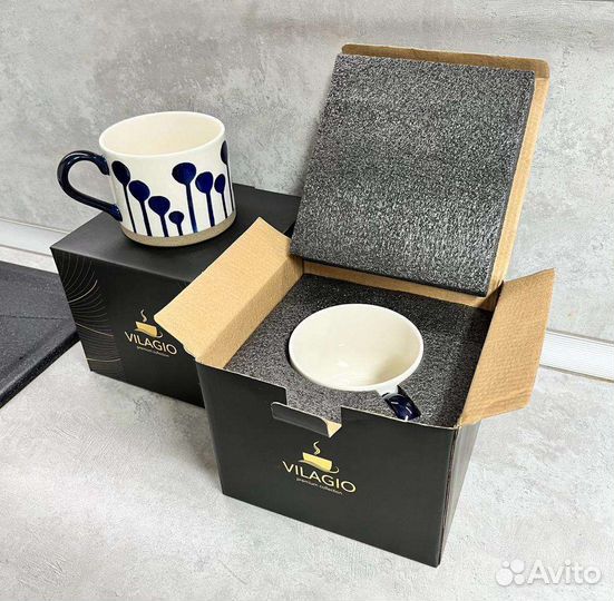 Чашка для капучино в подарочной коробке