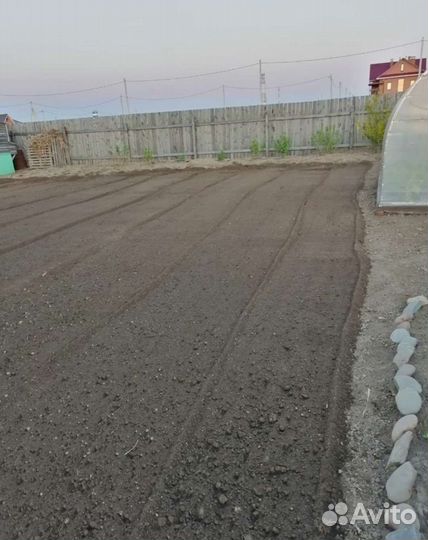 Вспашка, уплотнение, посев газона, покос травы