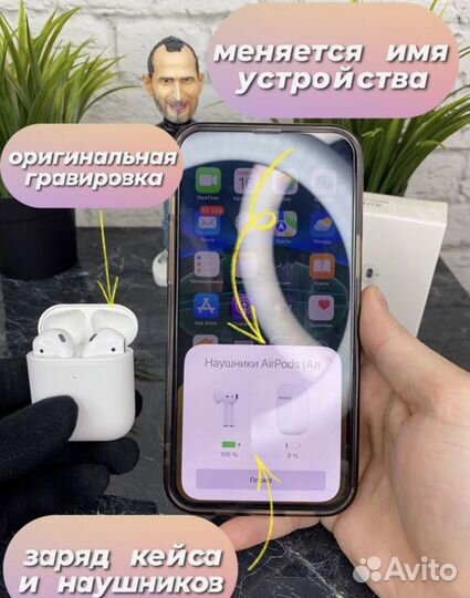 Наушники AirPods 2 бесплатная доставка