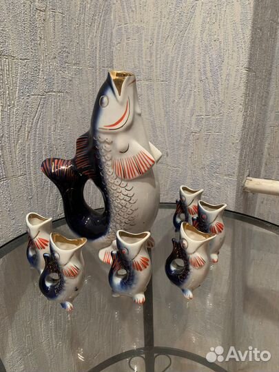 Статуэтки рыбки фарфор