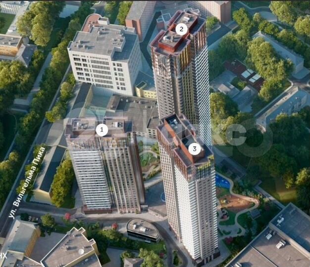 2-к. квартира, 54,6 м², 12/39 эт.