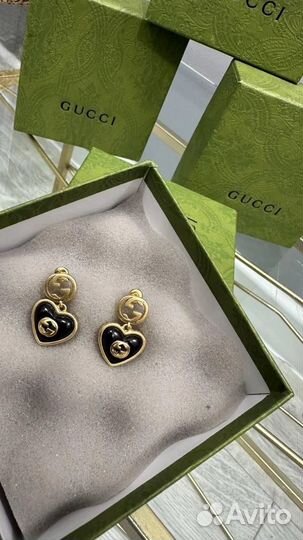 Серьги gucci