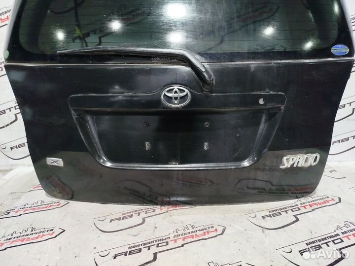 Дверь задняя toyota corolla spacio NZE121N ZZE122N ZZE124N 6075113090 черный, 205 VA9136