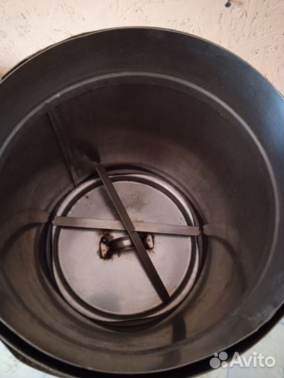 Коптилка горячего копчения из нержавейки