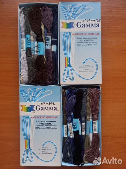 Нитки мулине гамма