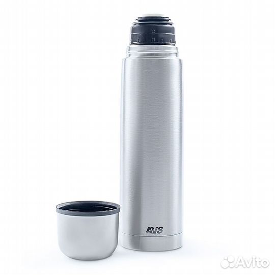 Термос AVS TB-1000NC 1 л (хром)