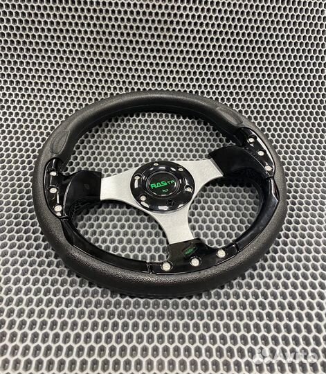 Спорт Руль RAStp в стиле NFS без вылета (черный)