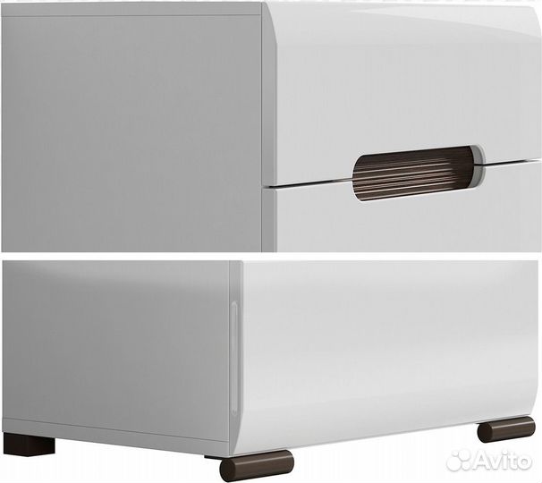 Тумба Ацтека KOM1D1S, белый