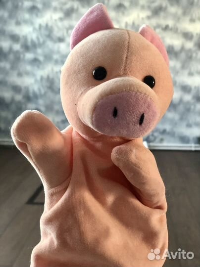 Театр, игрушки на руку, бибабо