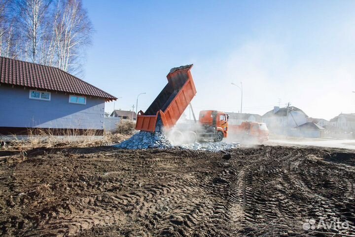 Скальный грунт, вскрыша, доставка скалы