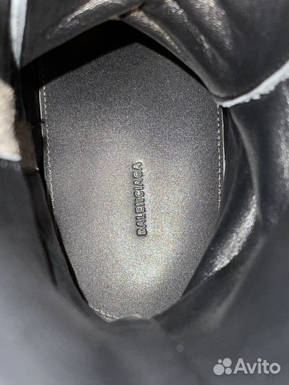 Balenciaga bulldozer boots lace up graffiti