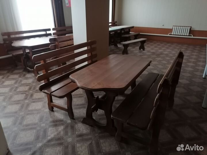 Стол лавочки