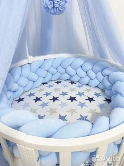 Бортик косичка