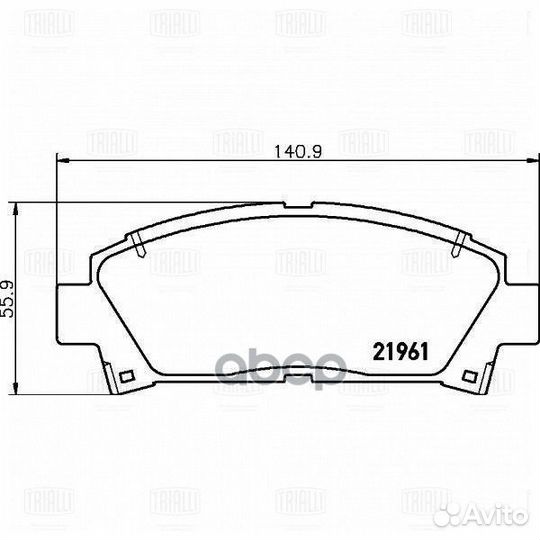 PF 4353 Колодки тормозные corolla 9201/carina