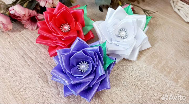 Банты,Ободки,Заколки и Повязки ручной работы