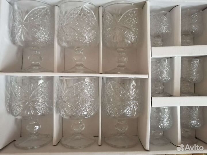 Новый набор бокалы и рюмки