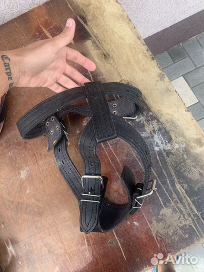 Шлейка для крупных собак и ошейник