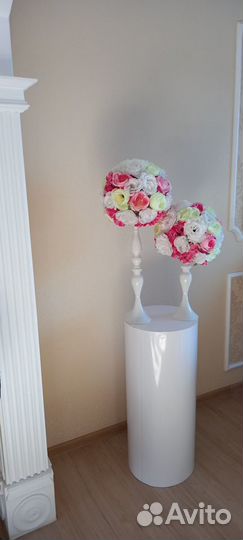 Стойки для цветов, свадебные декорации