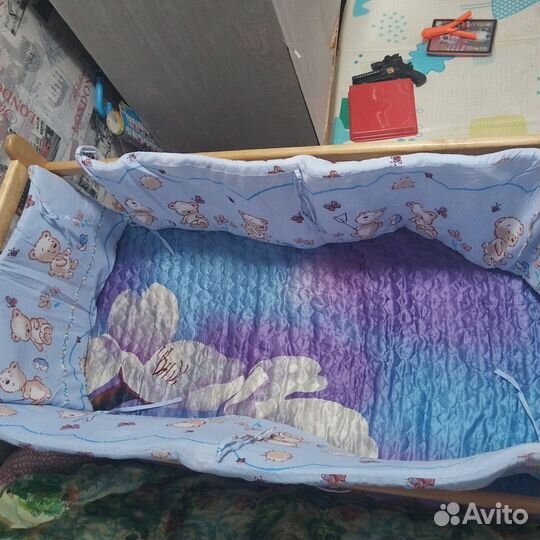 Бортики в детскую кроватку бу