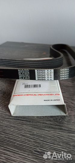 Новый ремень поликлиновый bando 5PK955 japan