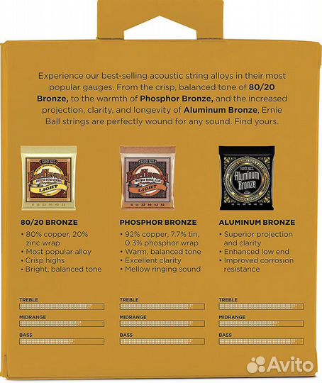 Ernie Ball 3314 Набор из 3х комплектов 11-52 (Bro