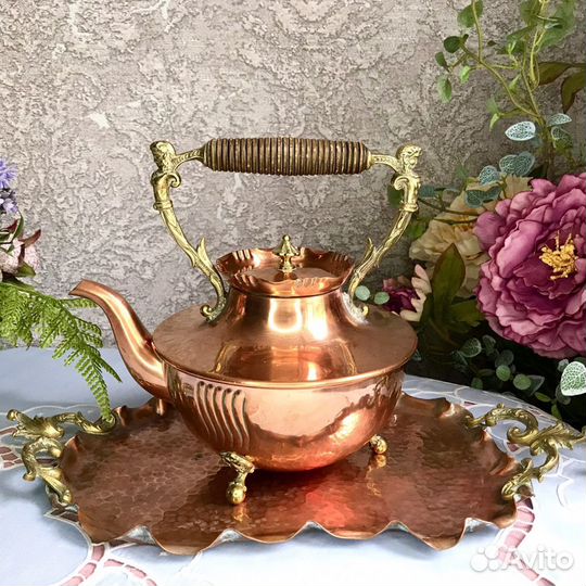 Чайник антикварный, 19 в, Германия