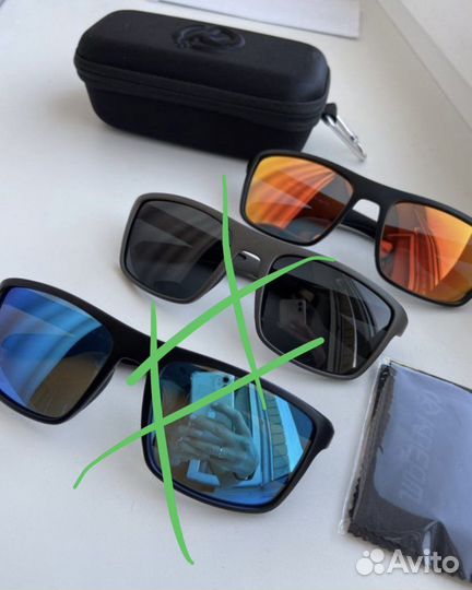 Солнцезащитные очки с поляризацией оранжевые