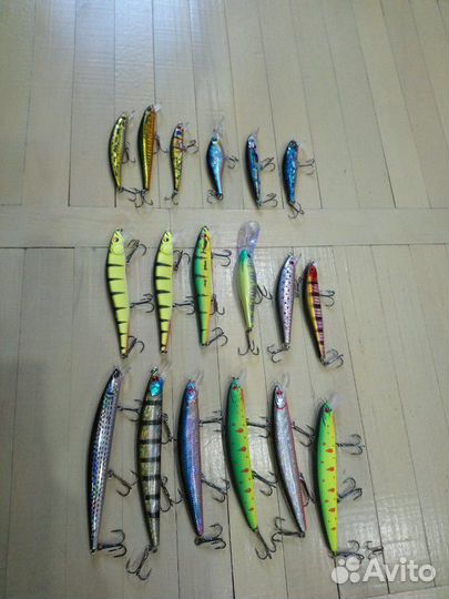 Рыболовные приманки, Воблеры, Блёсна и т. д