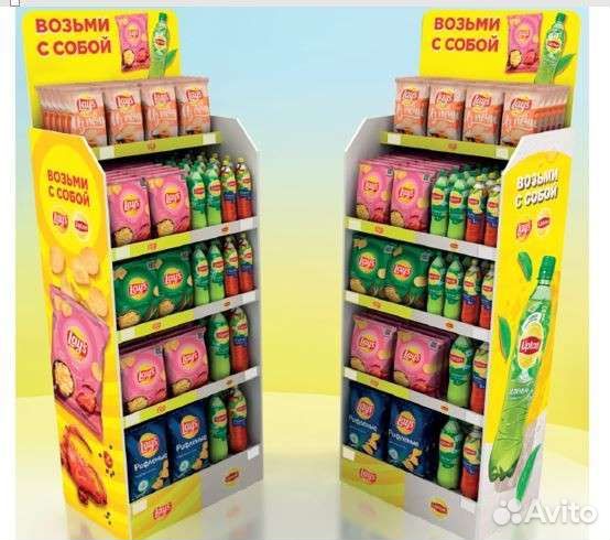 Стеллаж картонный для игрушек