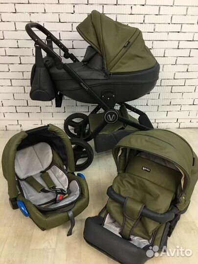 Коляска verdi 3/1 эко-кожа