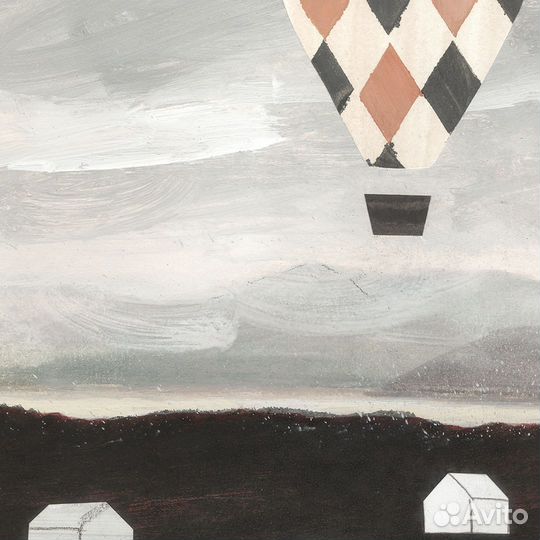 Постер с воздушным шаром, 