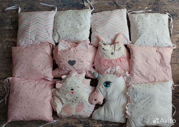 Комплект в кроватку для новорожденных