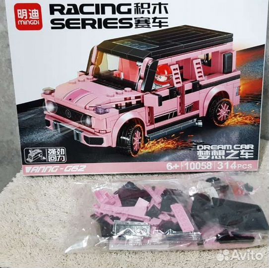 Детский конструктор машина Mini Cooper