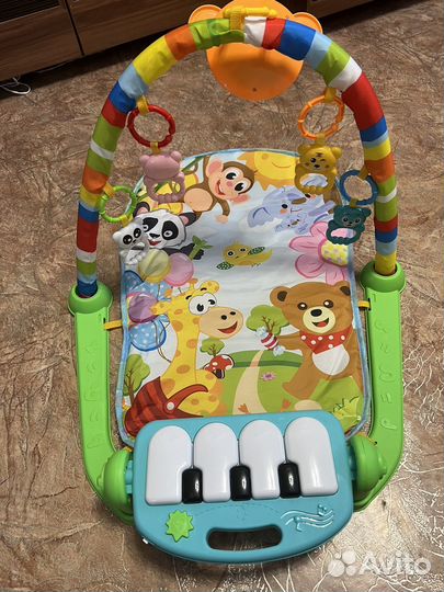 Развивающий коврик с пианино новый