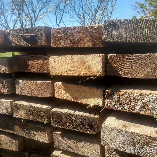 Доски и пиломатериалы б/у