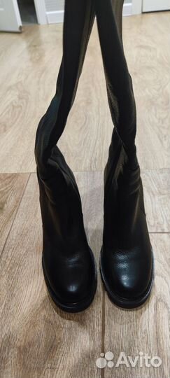 Сапоги женские натуральная кожа 37 размер